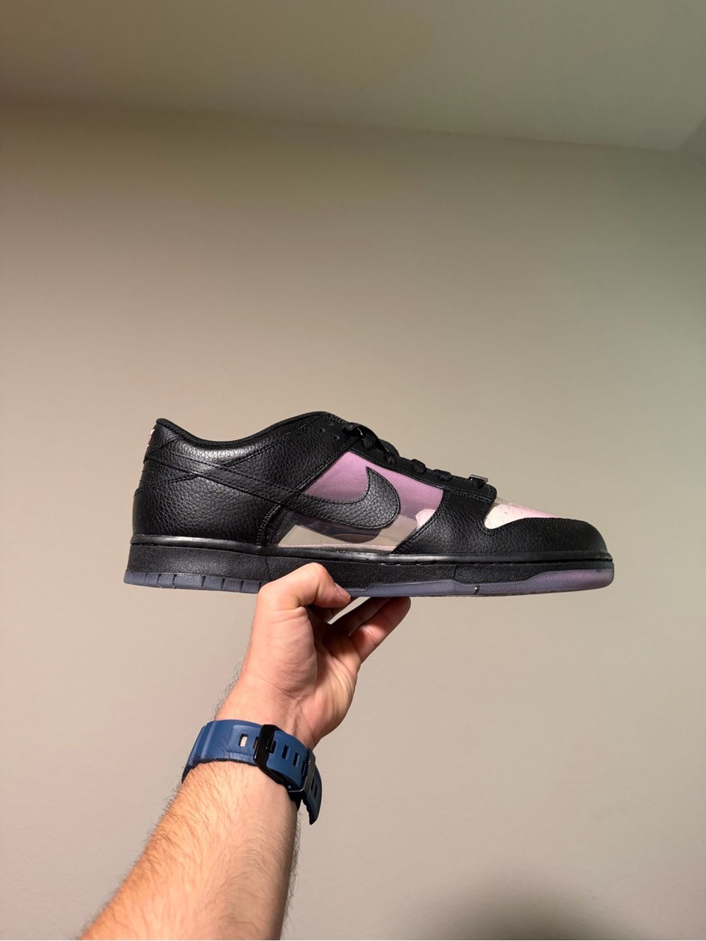Nike Dunk Low Retro PRM ‘Black Pink Rise’ Men’s Low Top Leather IM3077-600